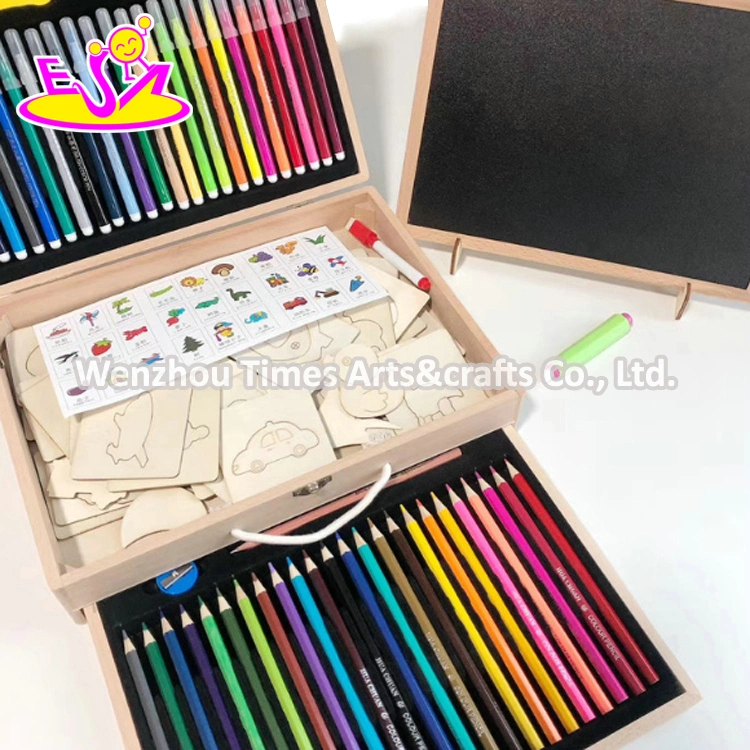 Hot-Selling Double Sides Art Painting Writing Toys Wooden Sketch Toy for Kids W03A087