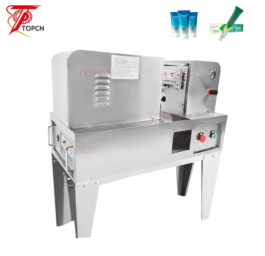 Table Top Manual Ultrasonic Plastic Toothpaste Tube Sealer Cosmetic Lotion Cream Tube Welding Plastic Tube Sealing Machine