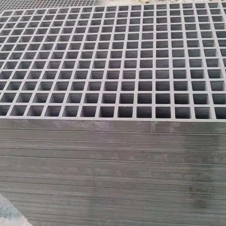 High Strength 50*50mm Mesh FRP GRP Grille Panel, Molded Fiberglass Grating