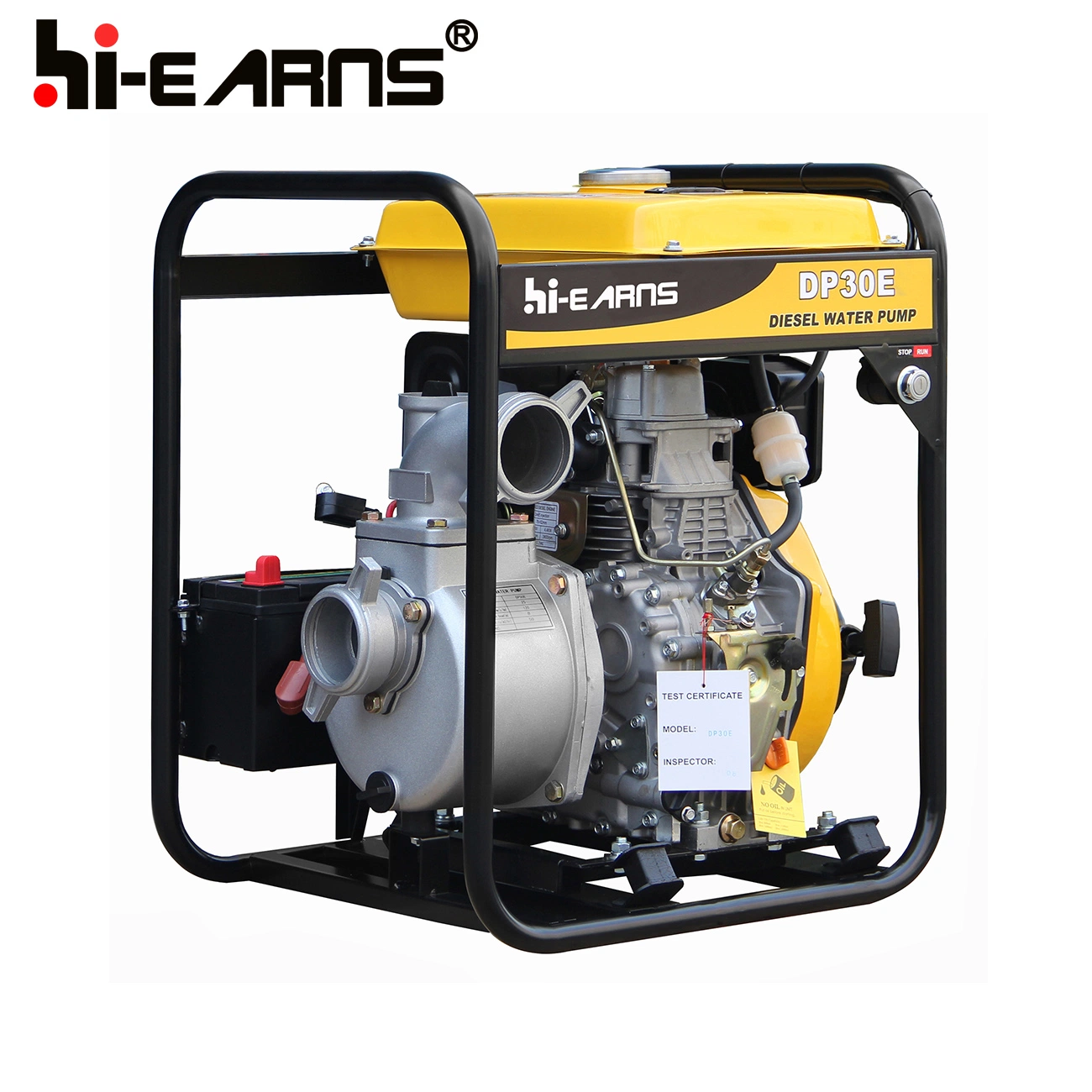 Bomba de água do motor Diesel de 3 polegadas com arranque elétrico 6HP Falso (DP30E) Personalização básica