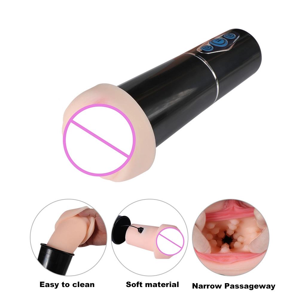 Electric Male Masturbators Vibration Sucking Sex Toy for Men Masturbation Cup