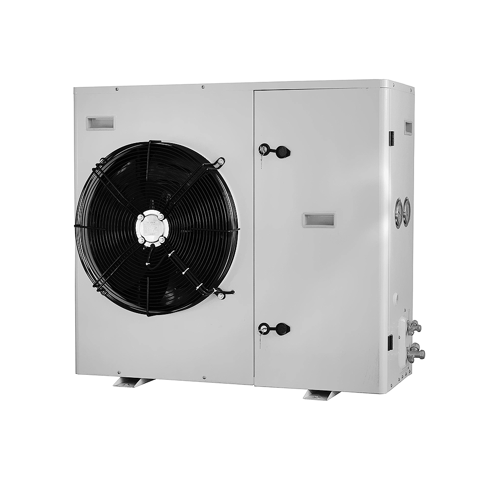 7HP refrigeração por ar compressor de espiral, condensação de refrigeração para armazenamento a frio