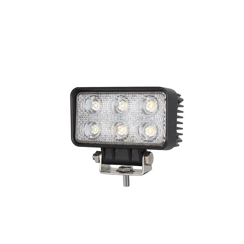 Waterproof IP68 18W 1440lm Epistar 6 LED White 60 Degree Flood Beam Car LED Light