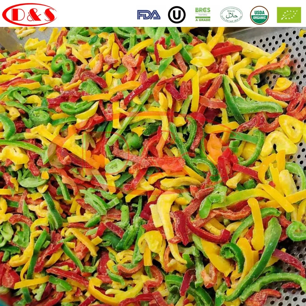 IQF Red Pepper Frozen Red Pepper China High quality/High cost performance  Red Pepper (slice)