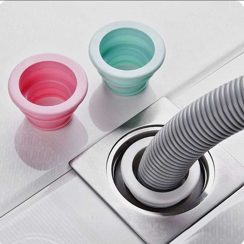 Muti Color Silicone Seal Plug Ring, Drain Pipe Hose Deodorant Washing Machine Sewer Seal Ring Bathroom Kitchen Cleaning Tools