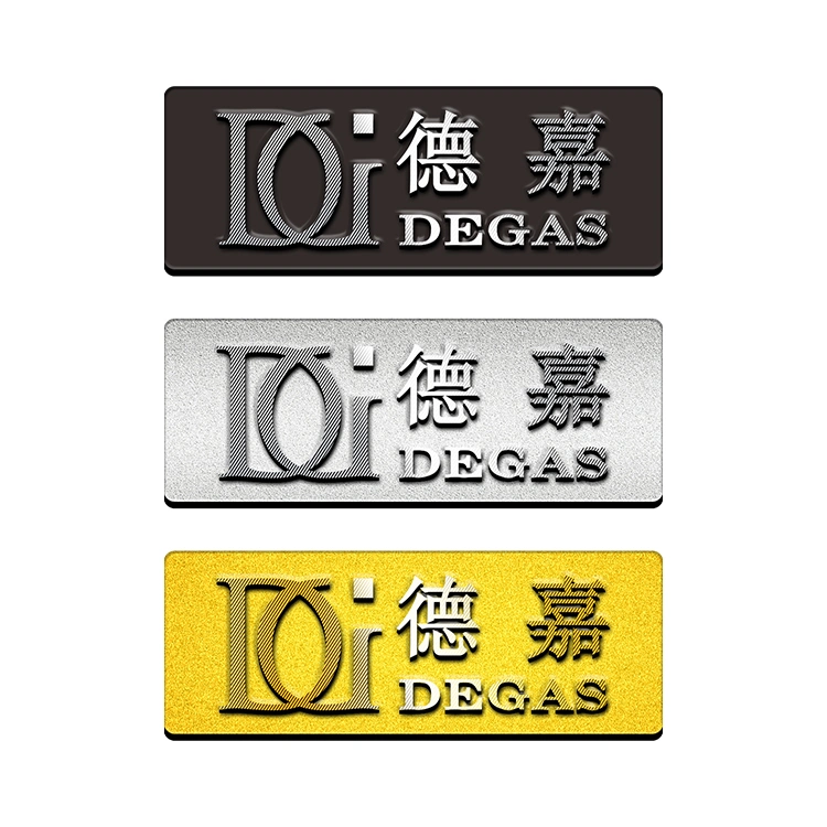 Factory Price Furniture Kitchen Door Fashion Clothing Handbag Shoes Product Metal Aluminum Label Appliance Plate Company Logo Name Pin Dog Tag