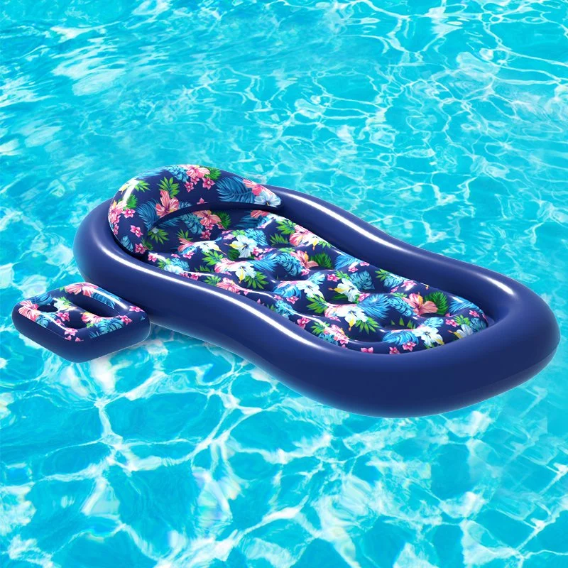 Verano Beach Fiesta decoración Lounger Raft Piscina para adultos Inflatable Juguetes de piscina