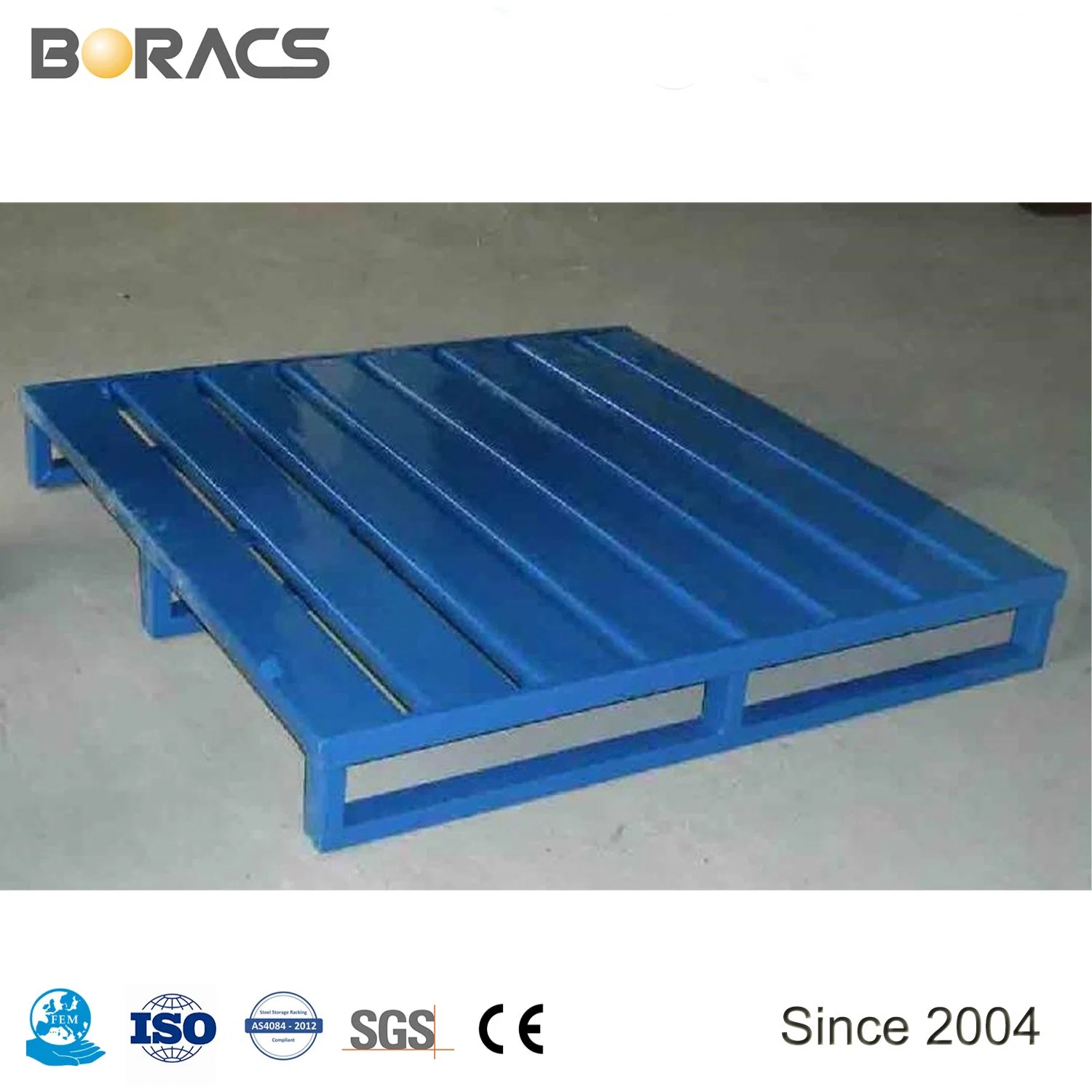 Hot Sale Logistics Metal Steel Pallet for Sale with 2 and 4 Way Forklift Entry