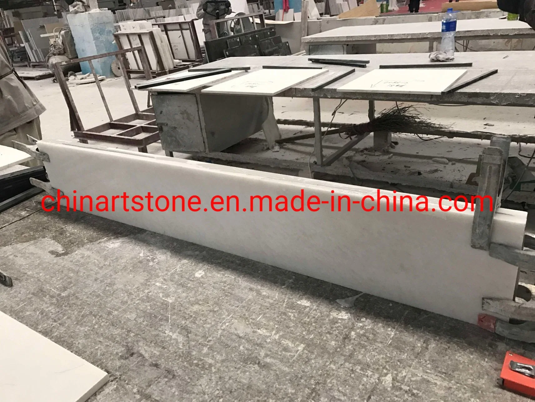 White and Black Granite Marble Countertops for Kitchen and Bathroom Project