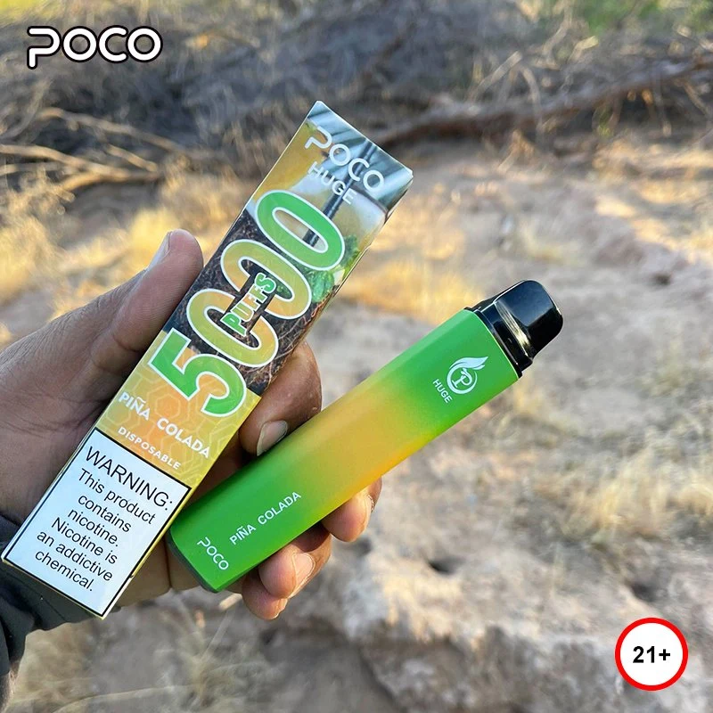 0/2/5% Nic Poco огромные одноразовые E к прикуривателю 5000puffs катушки ячеистой сети оптовых Электронные сигареты аккумуляторы типа C с 15мл Pre-Filled картридж