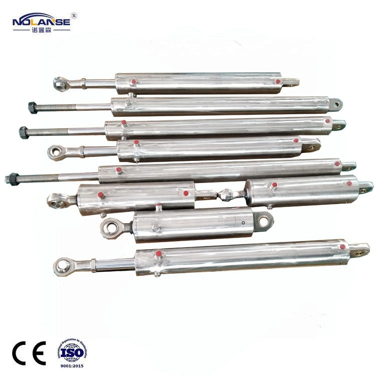 Stainless Steel Mini Small Lifting Double Single Acting Piston Hydraulic Cylinder for Sale