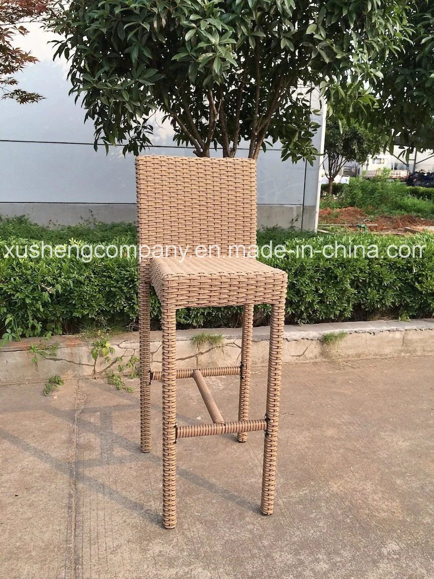 New Design Hot Selling Synthetic Rattan High Bar Chair Using for Garden /Bar Outdoor Sofa