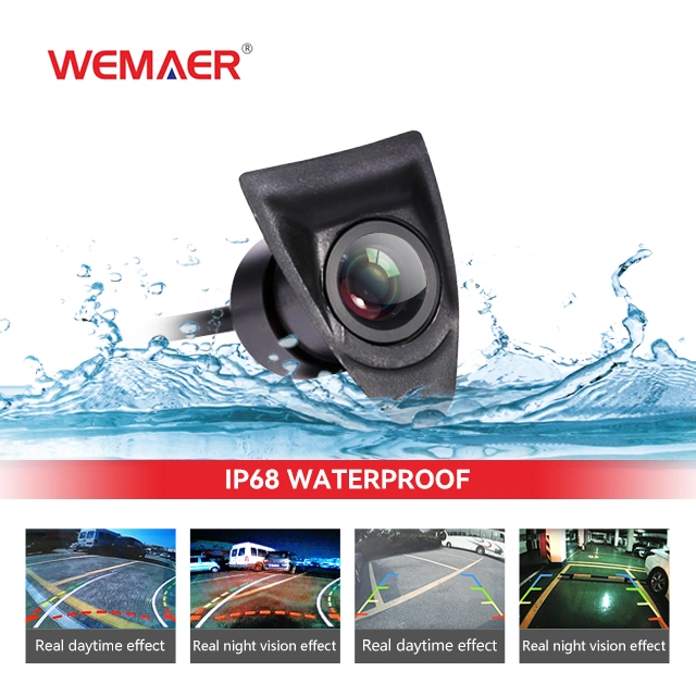 Wemaer OEM Car Reversing Aid Waterproof Auto Parking Assist System IP67 Night Vision HD Mini Front Car Camera for Toyota