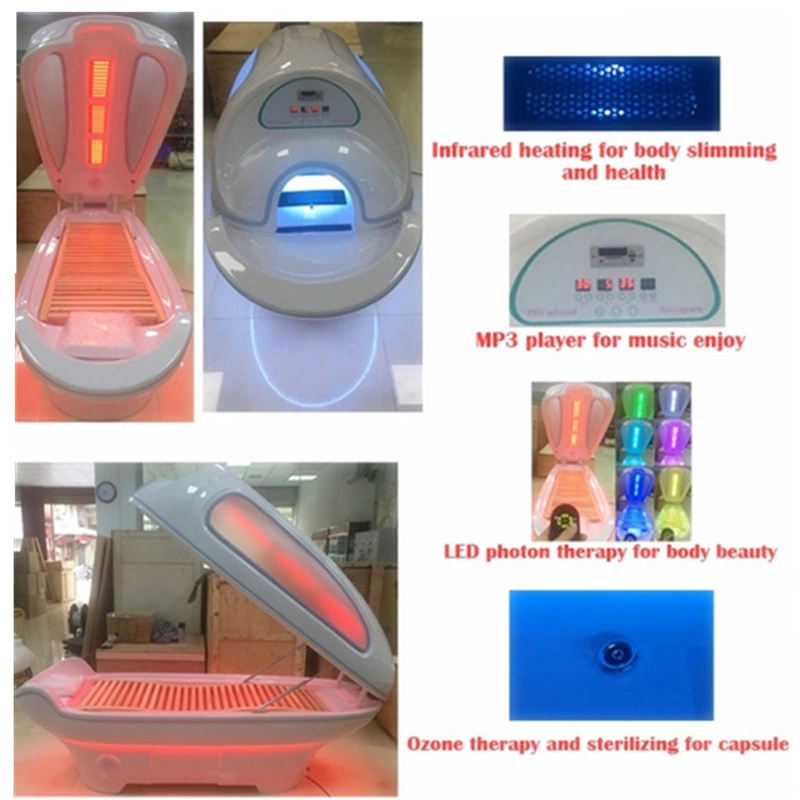 Far Infrared LED Light Therapy Detox Ozone Beauty Sauna SPA Capsule