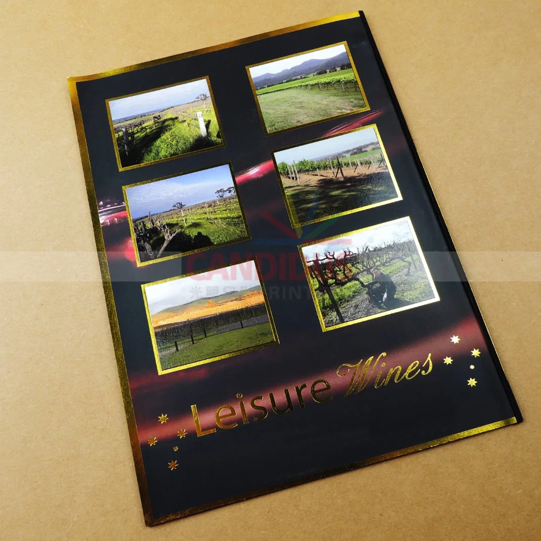 Luxury Catalog Printing with Foil Stampingand Spot UV on All Pages