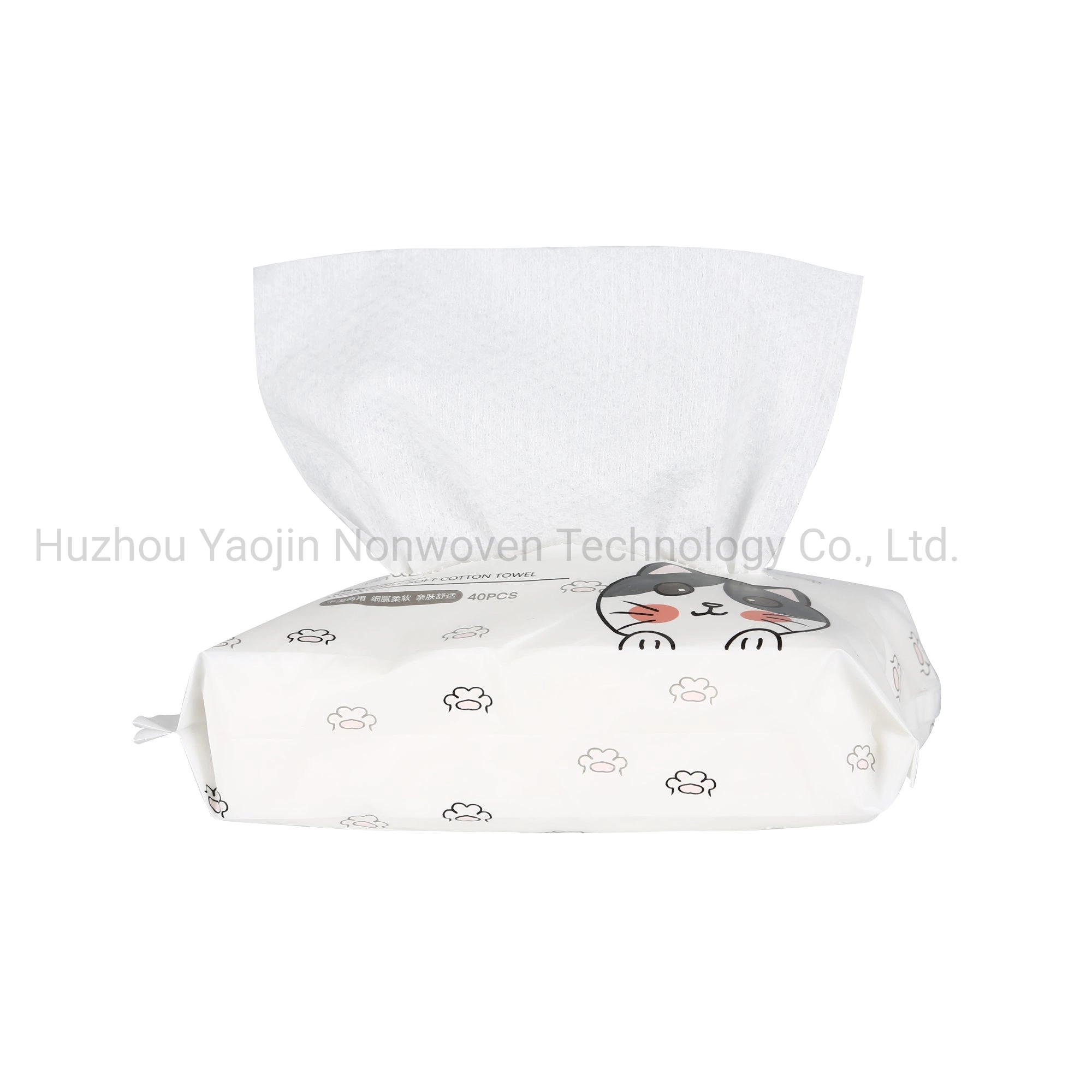 China Non Woven Face Towel Facial Cotton Tissue Makeup Remover Disposable Face Towel