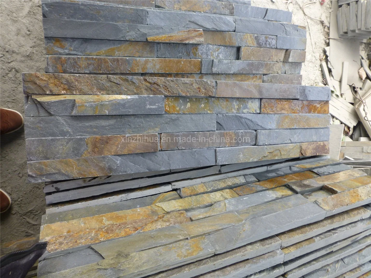 Natural Rusty Slate Cultural Stone for Building Material/Interior/Exterior Wall