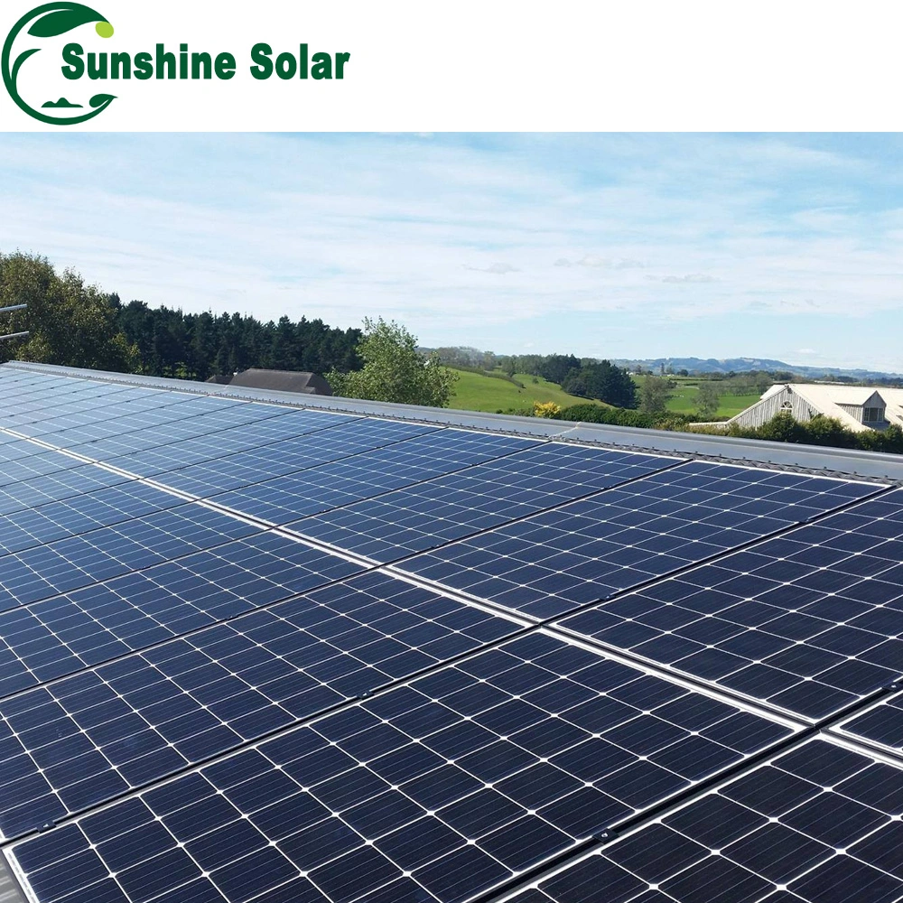 Set up a Solar Panel System 30kw 50kw 60kw 80kw 100kw on Grid Solar Energy System