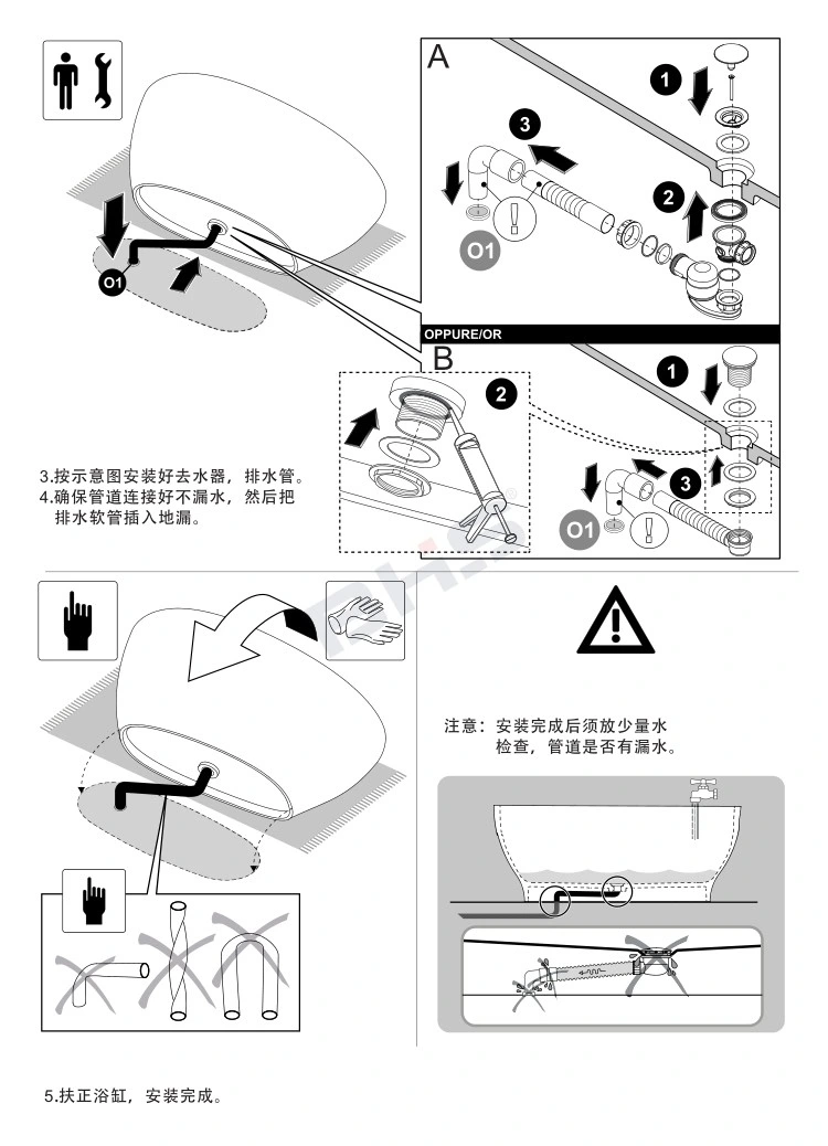 CE Zertifikat Luxus Freistand Acryl freistehende ovale Badewanne für Angebot Dx8015