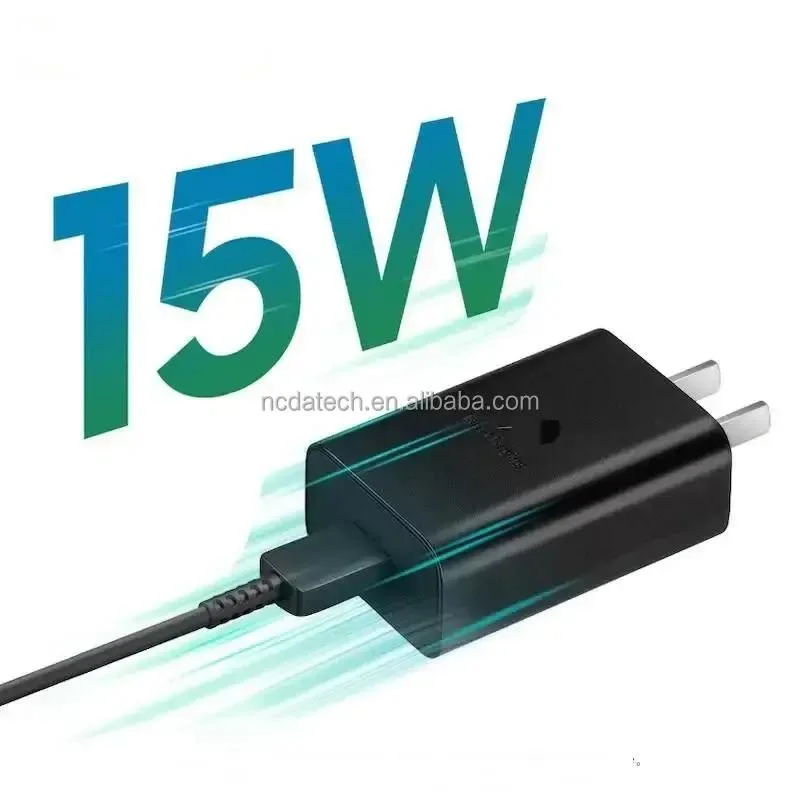 Original T1510 15W Pd Power Adapter for Samsung S23 Ultra Us EU Charger Plug USB-C Wall Charger for Samsung S22 S21