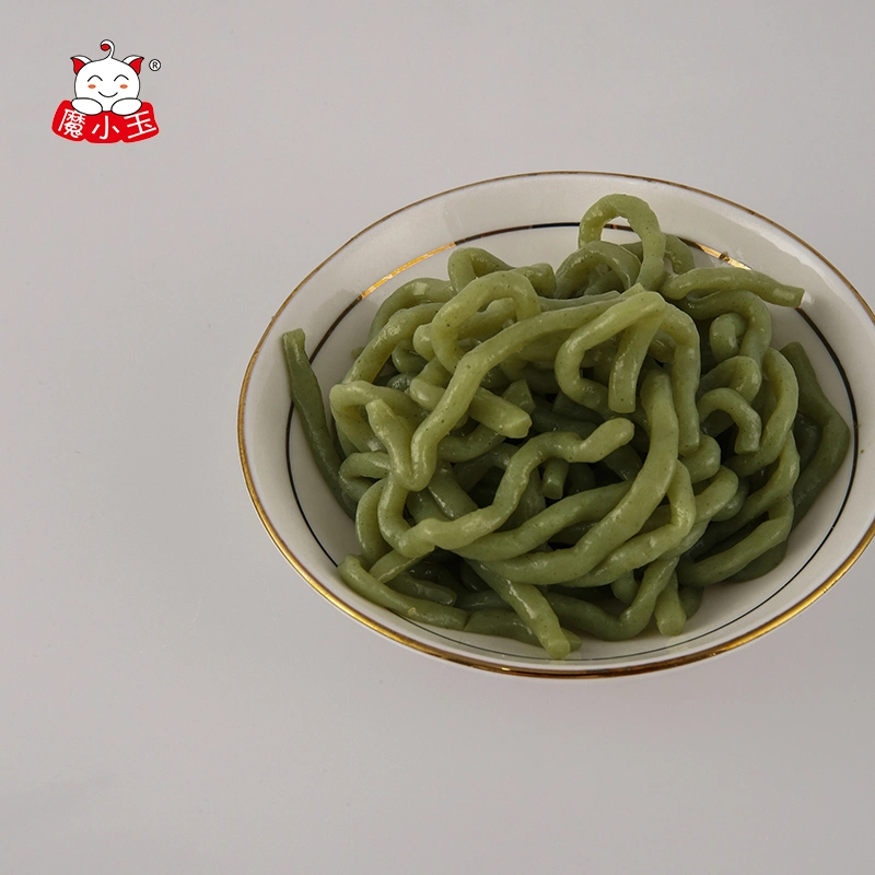 Wholesale/Suppliers Konjac Pasta Type Instant Noodles Spinach Skinny Spinach Konjac Udon Noodles