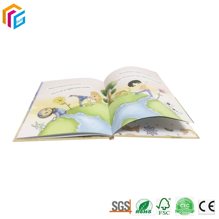 Hardback Section Sewn Kids Story Picture Books Custom Design Gold Foil Stamp Hardcover Childrens Book Printing