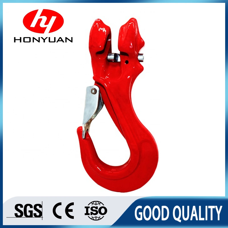 Drop Forged G80 Eye Self-Locking Hook / Safety Hook