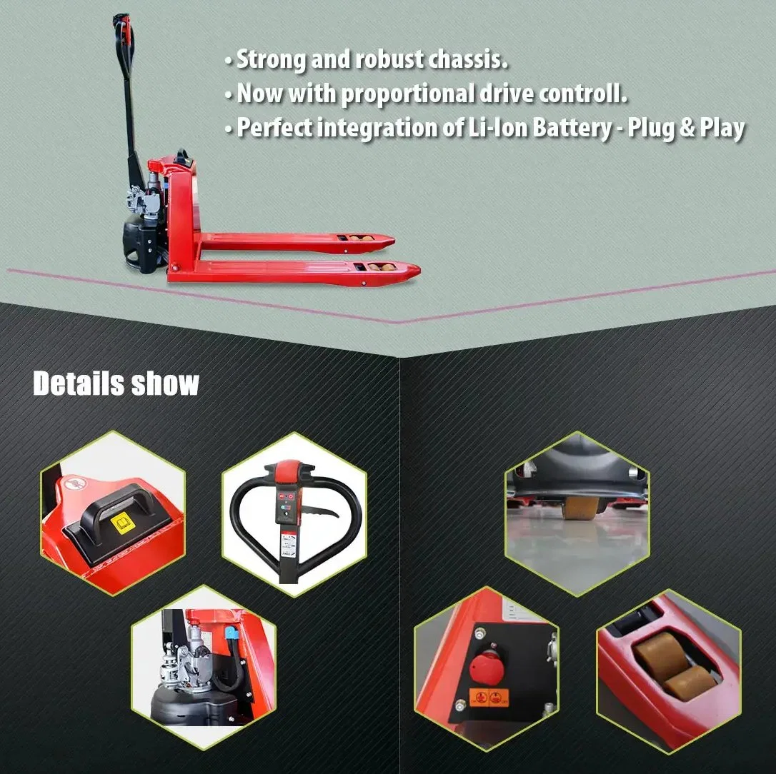 Redlift Hot Sale Integral Integrated Pump Manual Hand Hydraulic Pallet Truck