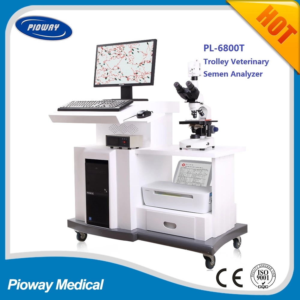 Lab Assisted Trolley Veterinary Semen Sperm Quality Analyzer (PL-6800T)