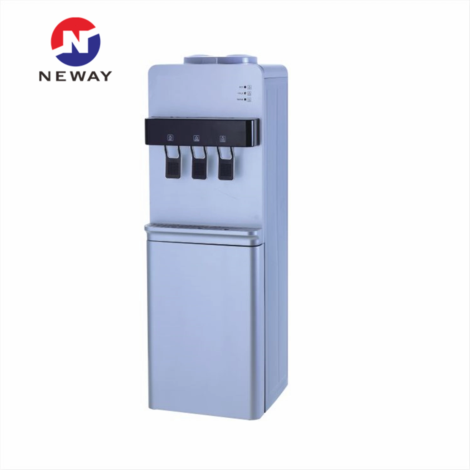 New Design Painting Color Hot Cold and Normal Water Dispenser with Three Pushing Tap