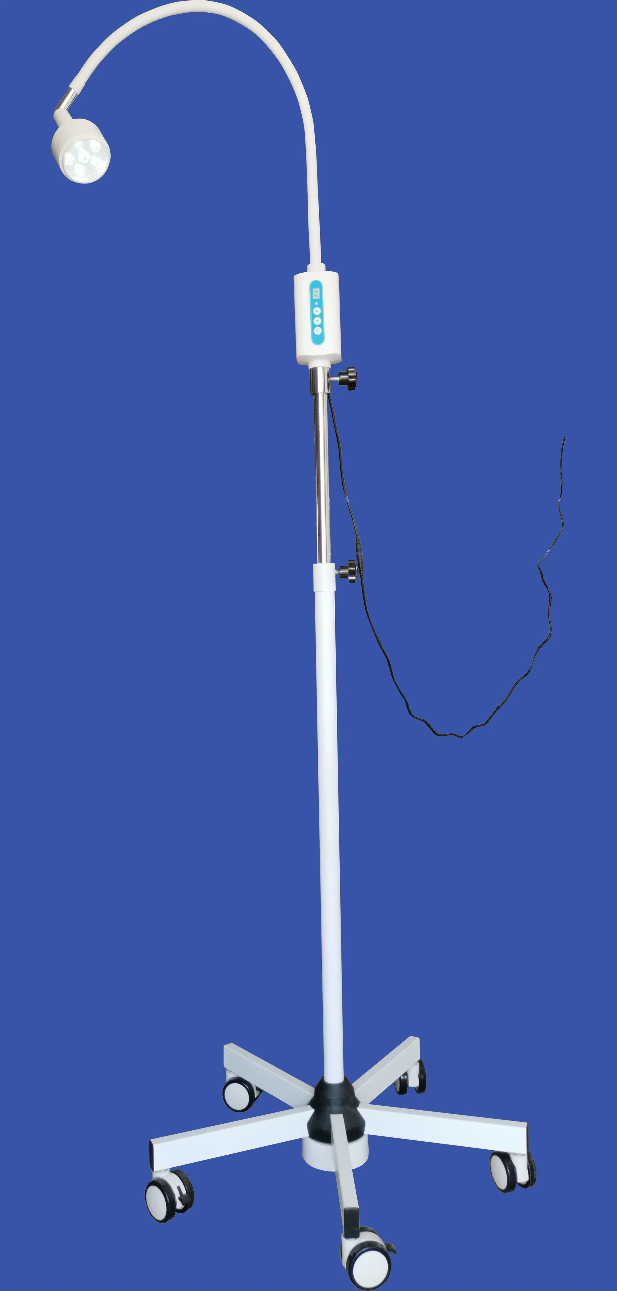 Height Adjustable with Inner Vertical Stand Ks-Q6d Medical Light with Free Position Goose Neck Arm