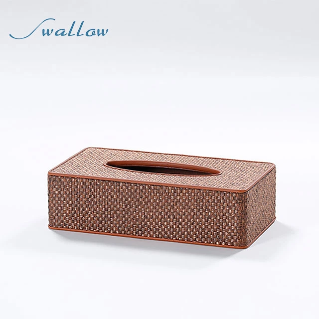 OEM & ODM Leather Bathroom Accessories, Leather Amenity Tray Swallow