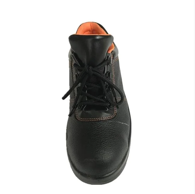 Leather Work Shoes Safety Shoes Embossed Leather Steel Head