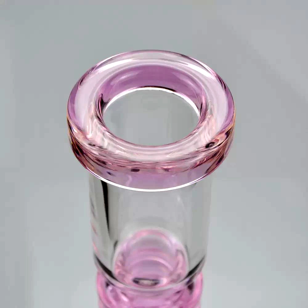 16,5-Zoll-Glas-Rauchpfeife Hookah Shisha Kreative Langhalseis Catcher 7mm Becherglas Wasserpfeife