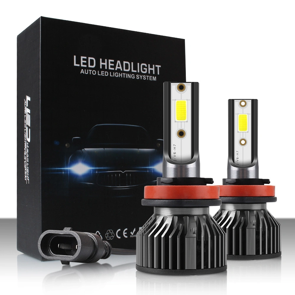 Haizg coches baratos Luz Accesorios COB 60W S6 H4 Auto Faro LED