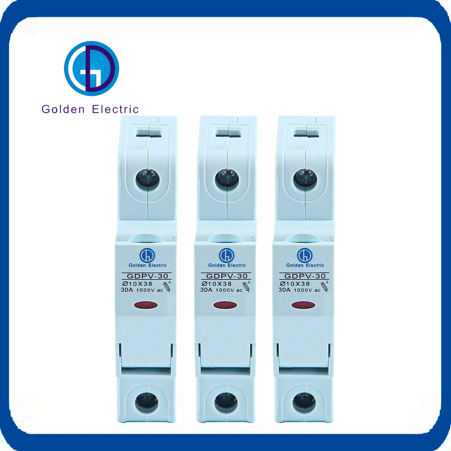 DC Solar System 16A 32A DC Solar PV Fuses DIN Rail Fuse Holder with TUV and CE Certificate
