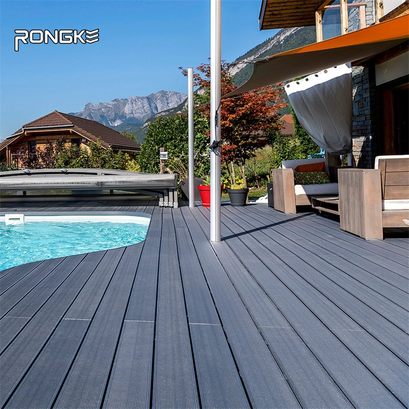 Compuesto de plástico Madera exterior Skin-Friendly techado de madera artificial suelos de placas de madera suelos de WPC