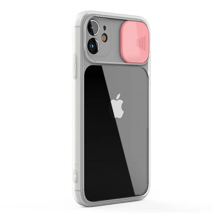 Nouveau téléphone portable TPU souple de protection pour caméra à glissière à objectif Étui pour iPhone 13 13 Mini 13 PRO Max avec Protecteur de caméra