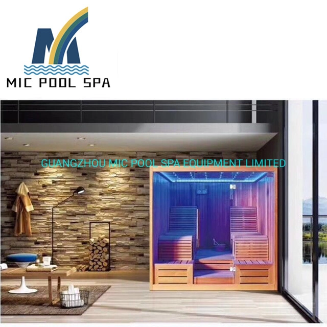 2021 New Saunas with Sauna Heater Traditional Style Indoor Wooden Infrared Dry Steam Sauna Room Portable Outdoor