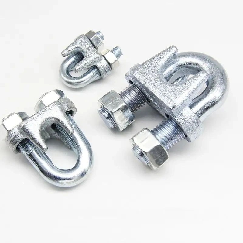 High quality/High cost performance Galvanized U-Shaped Steel Wire Rope Clamp