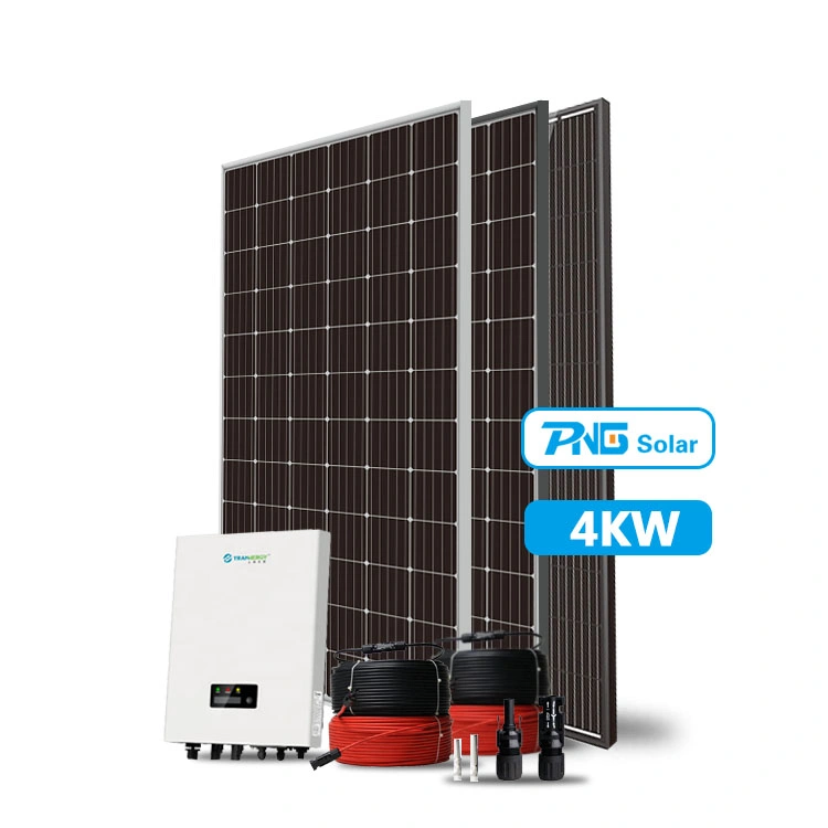 Roof Mounted Renewable Photovoltaic 4kw Home Power on Grid Solar System