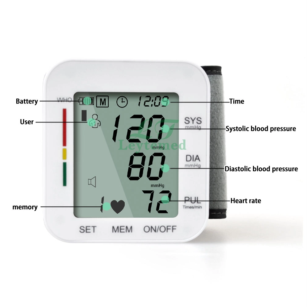 Ltob11 Monitor digital de pressão arterial de diagnóstico de grande ecrã com Voz