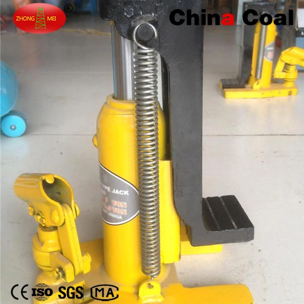 China Coal Hj5 Mini Hydraulische Eisenbahn Hebezeug Jack Tools