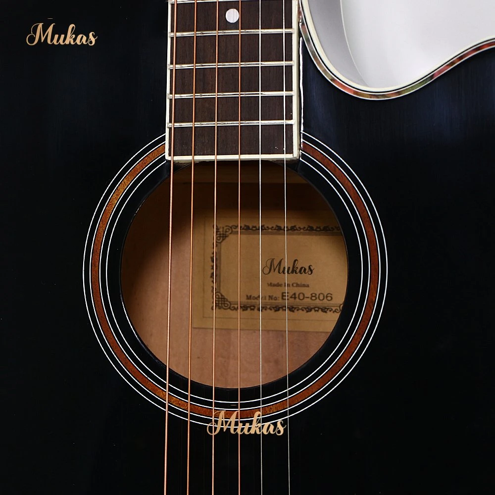 Cutway Shape Wholesale/Supplier Acoustic Guitar Hot Selling Guitar Musical Instruments