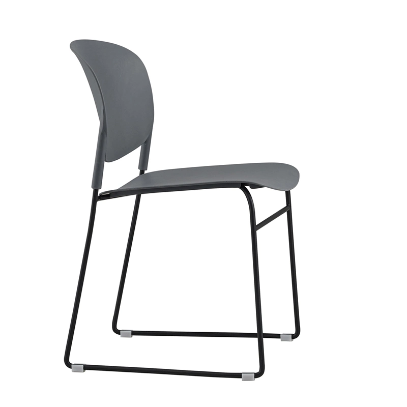 Canteen Plastic Steel Restaurant Dining Chair Office Staff Training Chair School Furniture