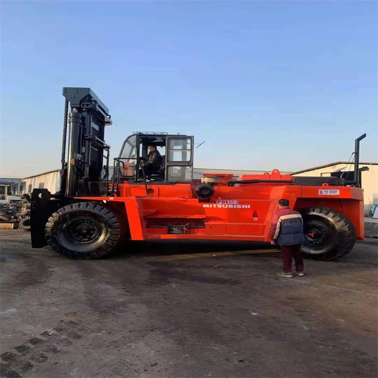 Used Mitsubishi Forklift 35 Tons Construction Machinery in Stock