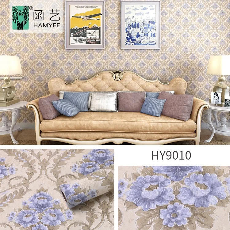 Factory Price Vinyl Wallpaper Sticker Floral Pattern Wall Paper Cover for Wholesale/Supplier