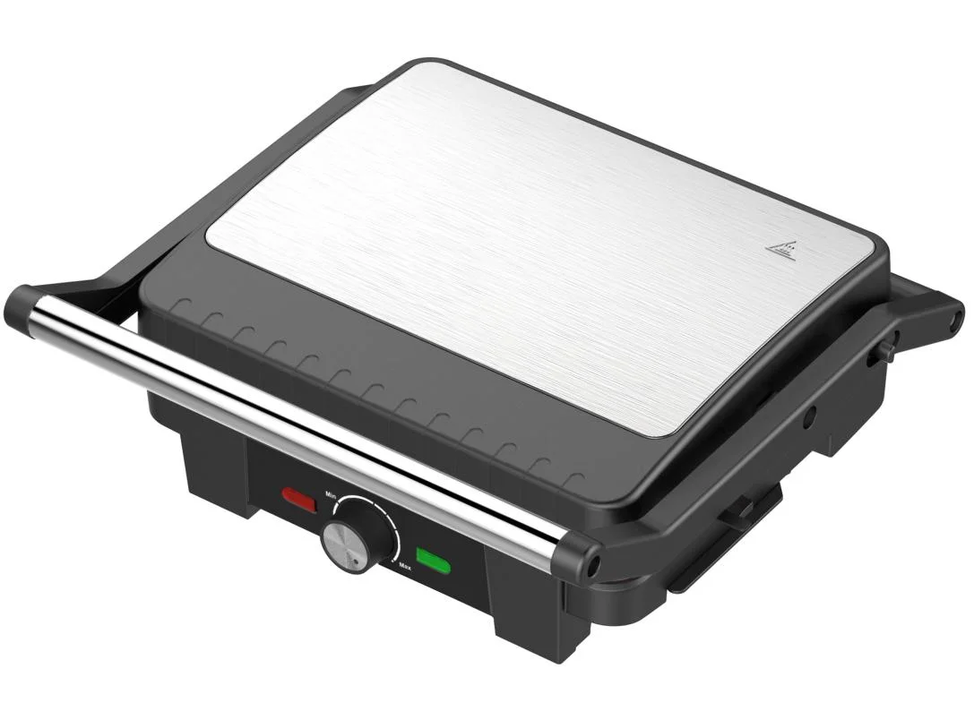 2200W Four Slice 180 Degree Opening Contact Grill Electric Griddle Panini Press