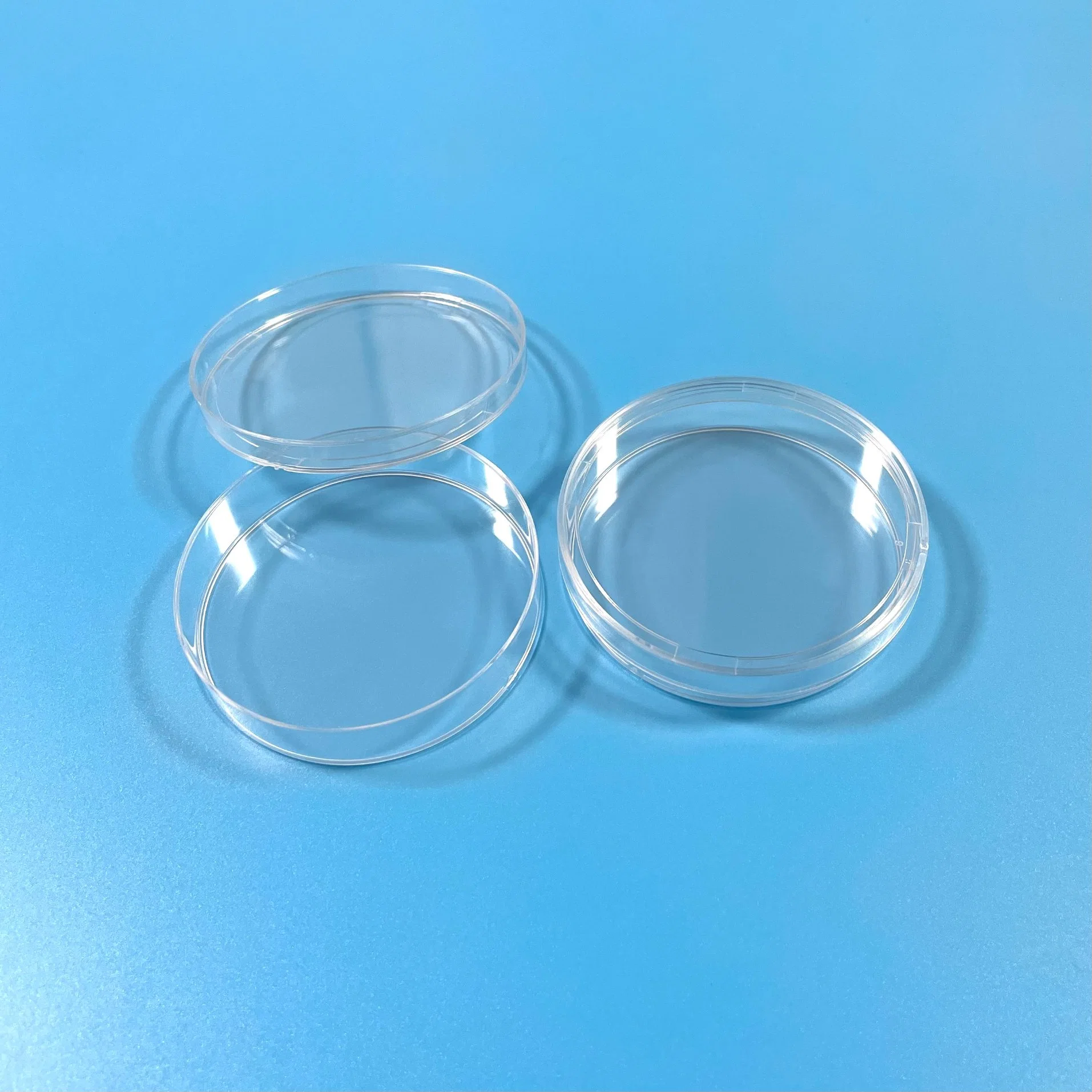 7cm 70mm Tissue Petri Dish PS estéril Laboratory Medical Plastic Producto plástico bacterias cultivo placa de Petri