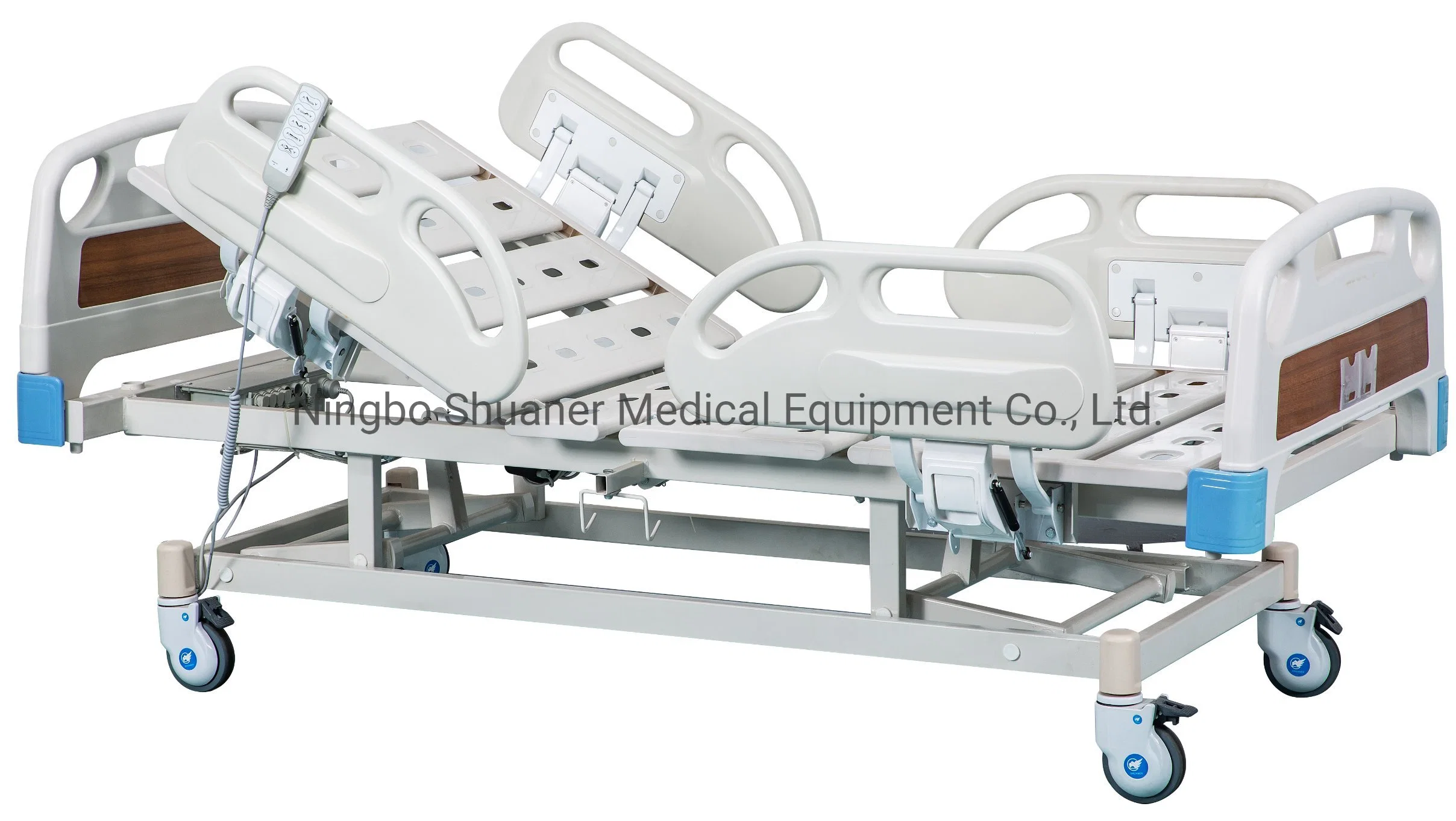 Hospital Use Nursing Super Low Five Function Electric Medical Bed for Sale